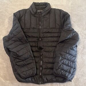Swiss Tech Packable Puffer Coat Size XL Mens Black